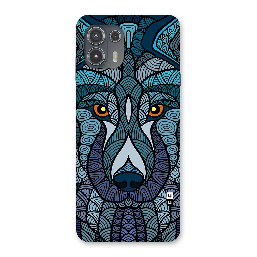 Ethnic Wolf Art Illustration Back Case for Motorola Edge 20 Fusion