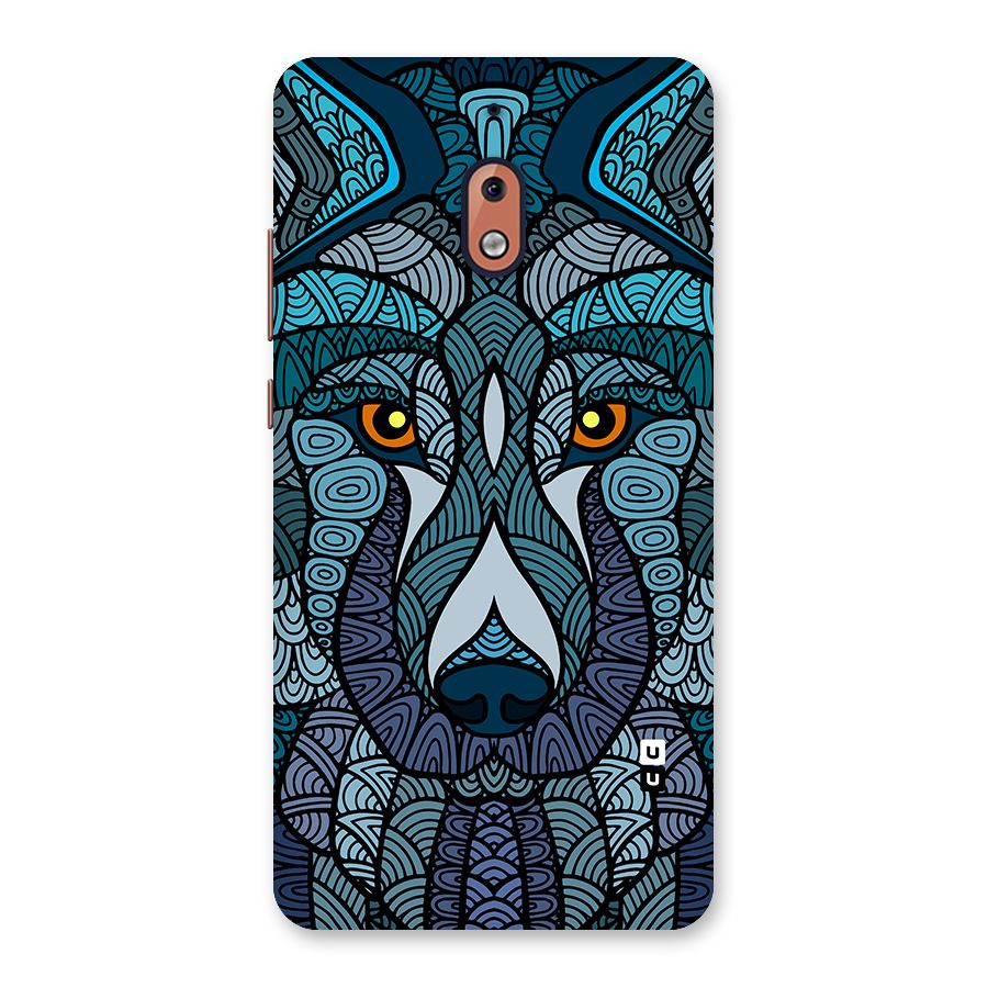Ethnic Wolf Art Illustration Back Case for Nokia 2.1