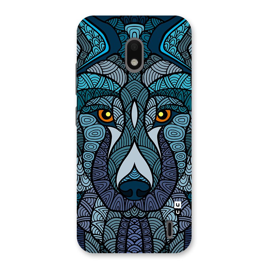 Ethnic Wolf Art Illustration Back Case for Nokia 2.2