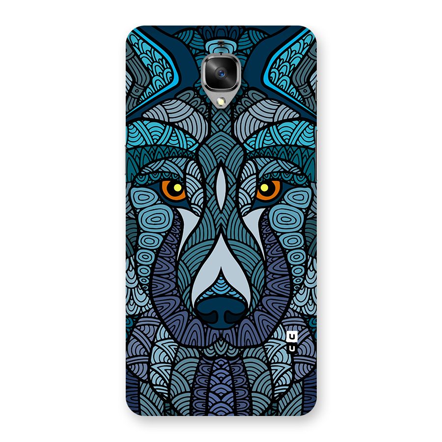Ethnic Wolf Art Illustration Back Case for OnePlus 3T