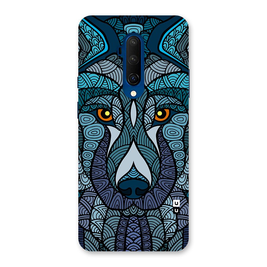 Ethnic Wolf Art Illustration Back Case for OnePlus 7T Pro