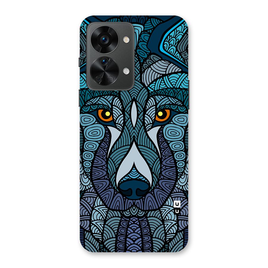Ethnic Wolf Art Illustration Back Case for OnePlus Nord 2T
