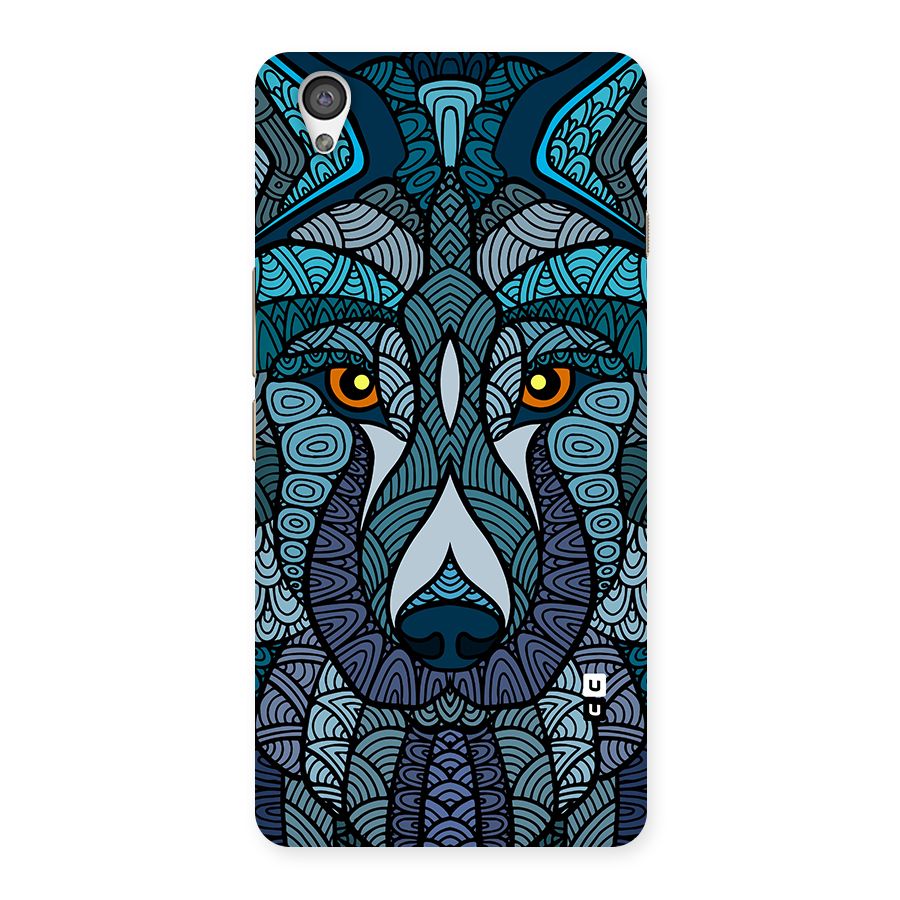 Ethnic Wolf Art Illustration Back Case for OnePlus X