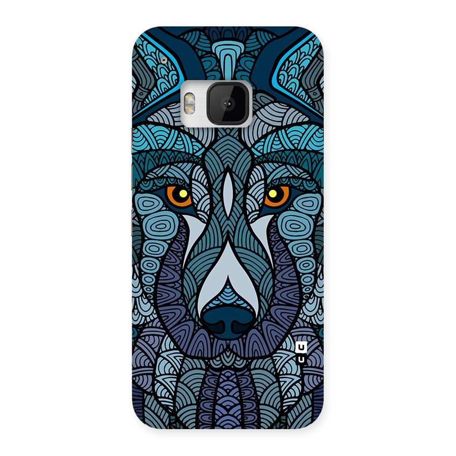 Ethnic Wolf Art Illustration Back Case for One M9