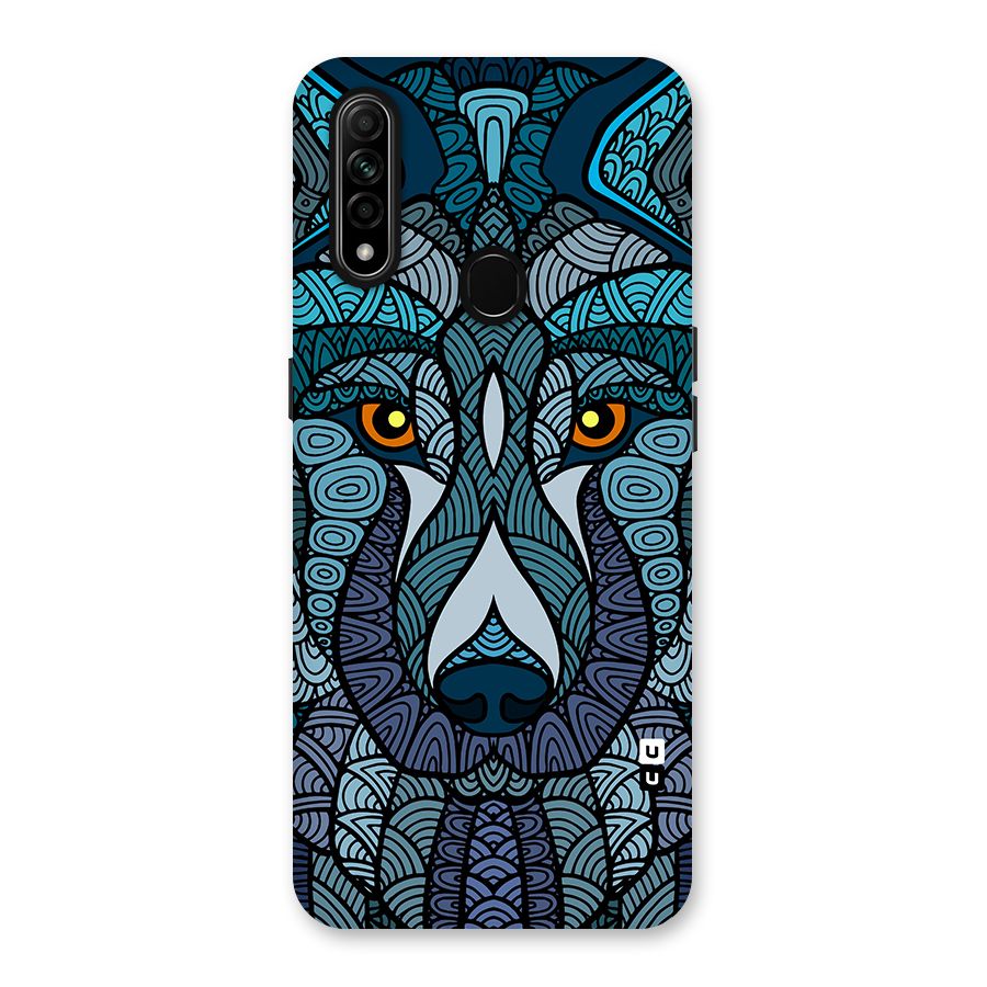 Ethnic Wolf Art Illustration Back Case for Oppo A31