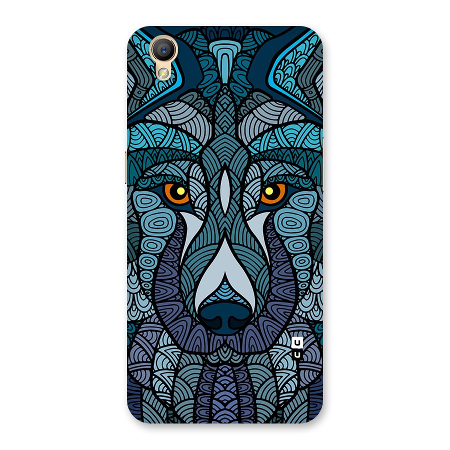 Ethnic Wolf Art Illustration Back Case for Oppo A37