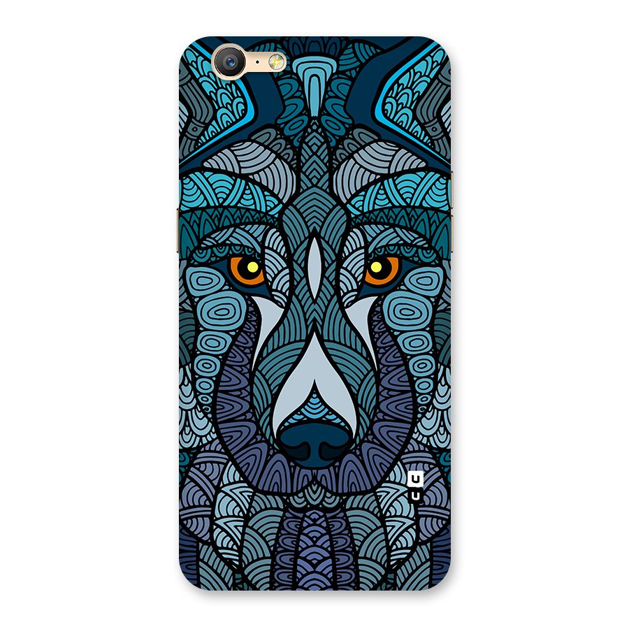 Ethnic Wolf Art Illustration Back Case for Oppo A57