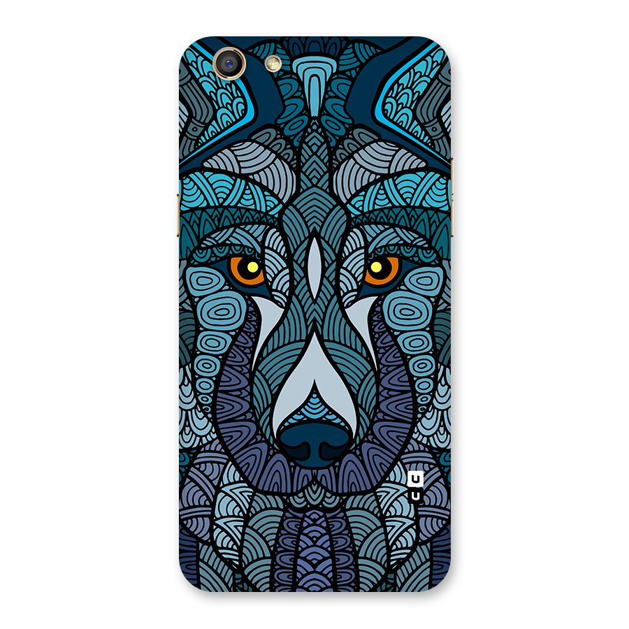 Ethnic Wolf Art Illustration Back Case for Oppo F3