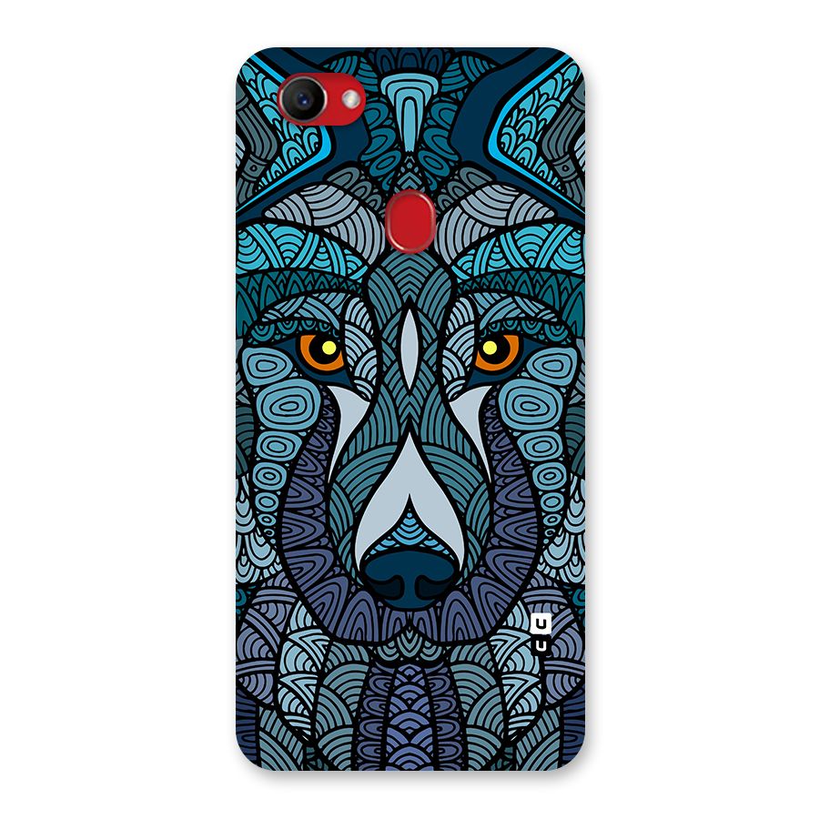 Ethnic Wolf Art Illustration Back Case for Oppo F7