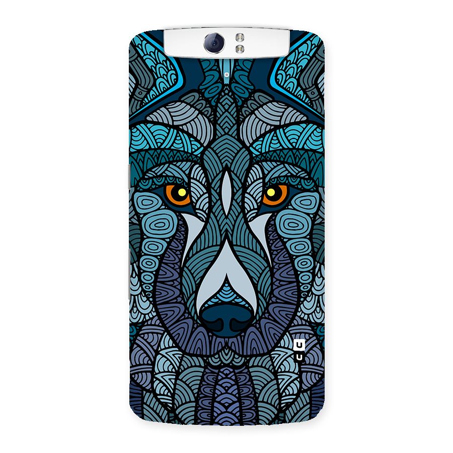 Ethnic Wolf Art Illustration Back Case for Oppo N1