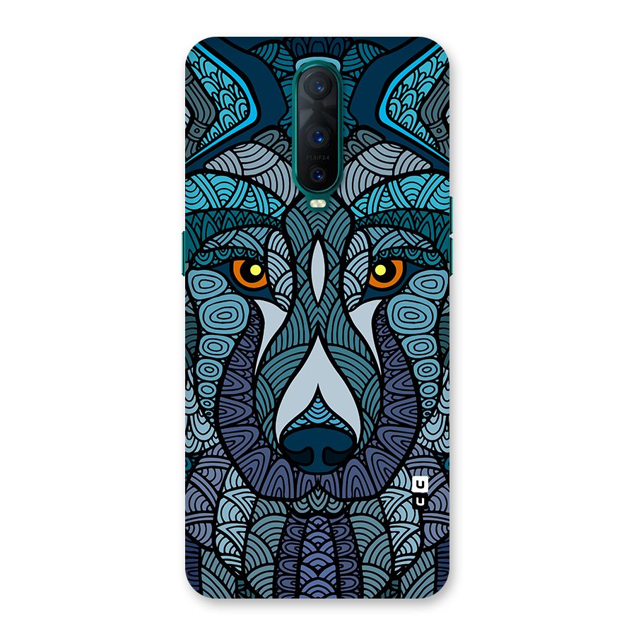 Ethnic Wolf Art Illustration Back Case for Oppo R17 Pro