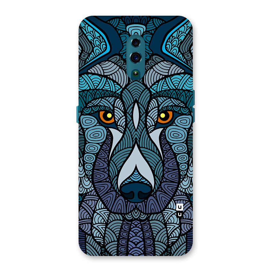 Ethnic Wolf Art Illustration Back Case for Oppo Reno