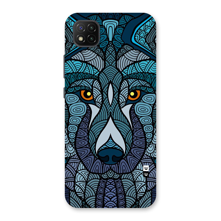 Ethnic Wolf Art Illustration Back Case for Poco C3