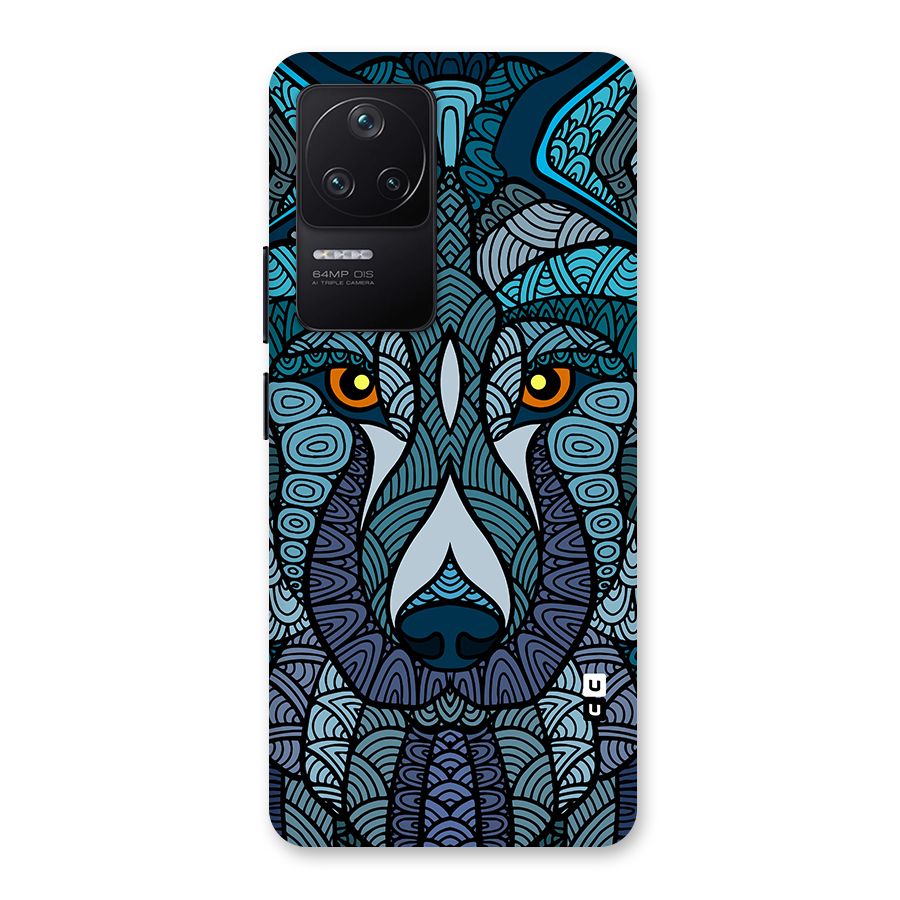 Ethnic Wolf Art Illustration Back Case for Poco F4 5G