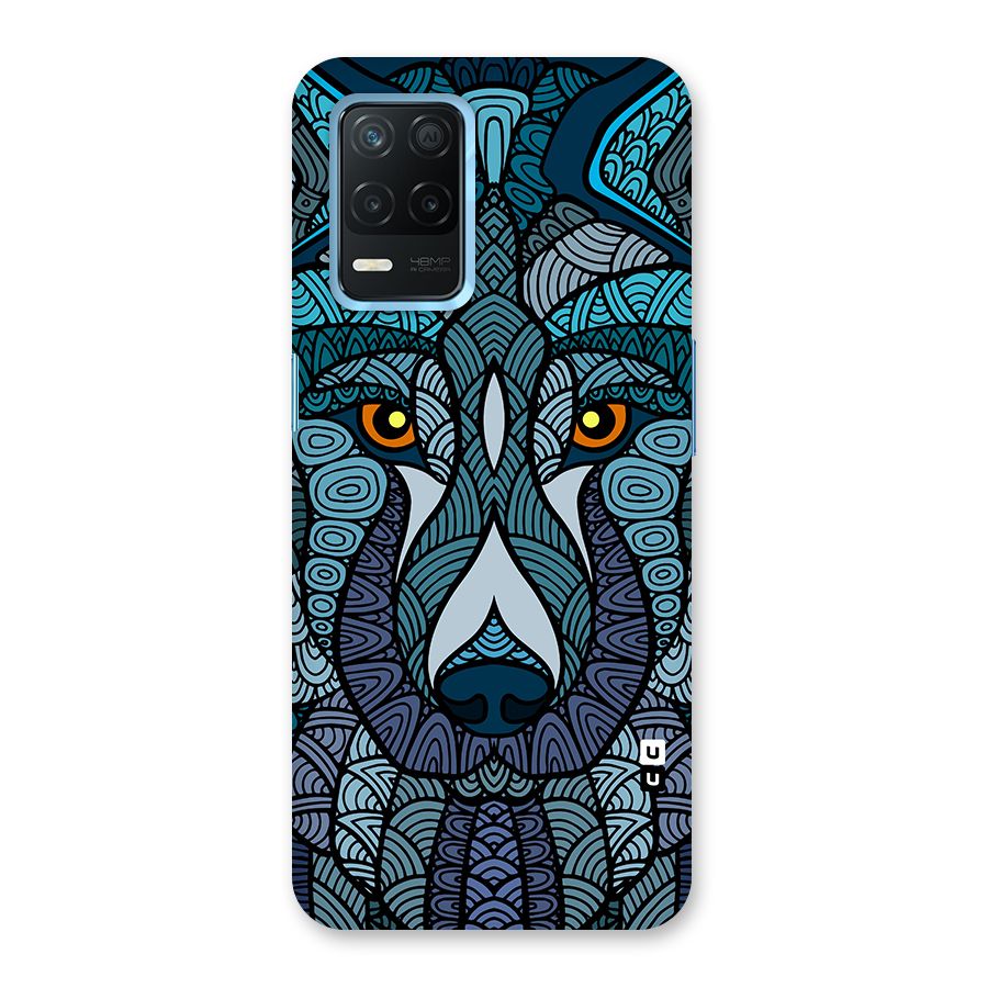 Ethnic Wolf Art Illustration Back Case for Realme 8 5G