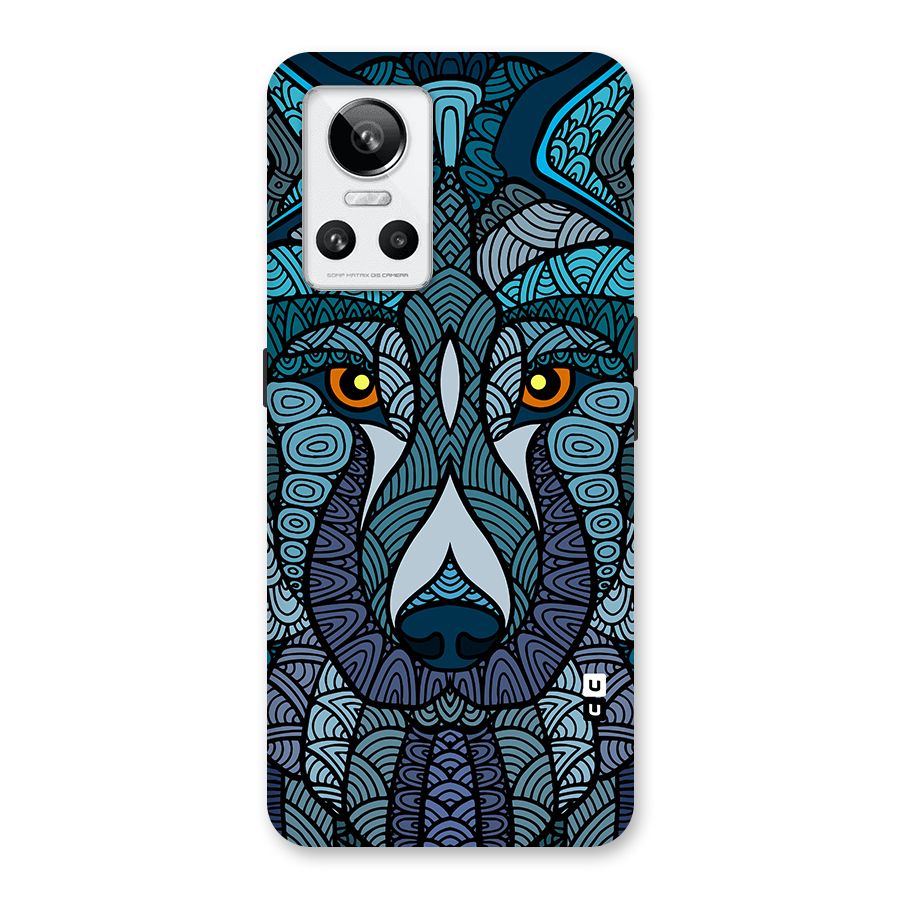 Ethnic Wolf Art Illustration Back Case for Realme GT Neo 3