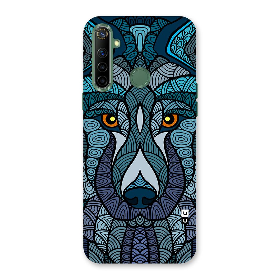 Ethnic Wolf Art Illustration Back Case for Realme Narzo 10