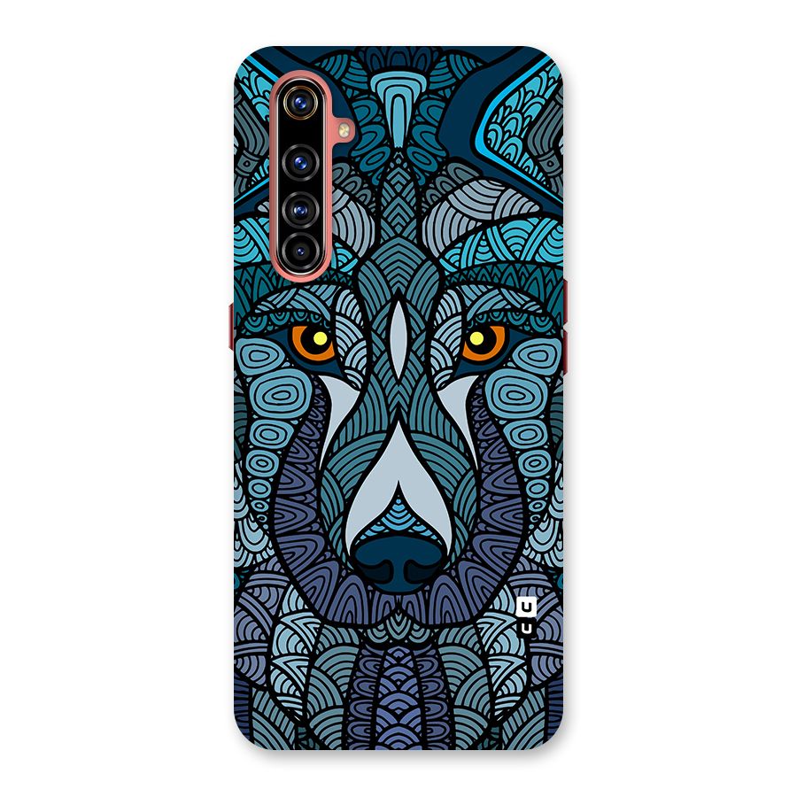 Ethnic Wolf Art Illustration Back Case for Realme X50 Pro