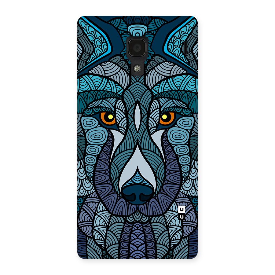 Ethnic Wolf Art Illustration Back Case for Redmi 1s