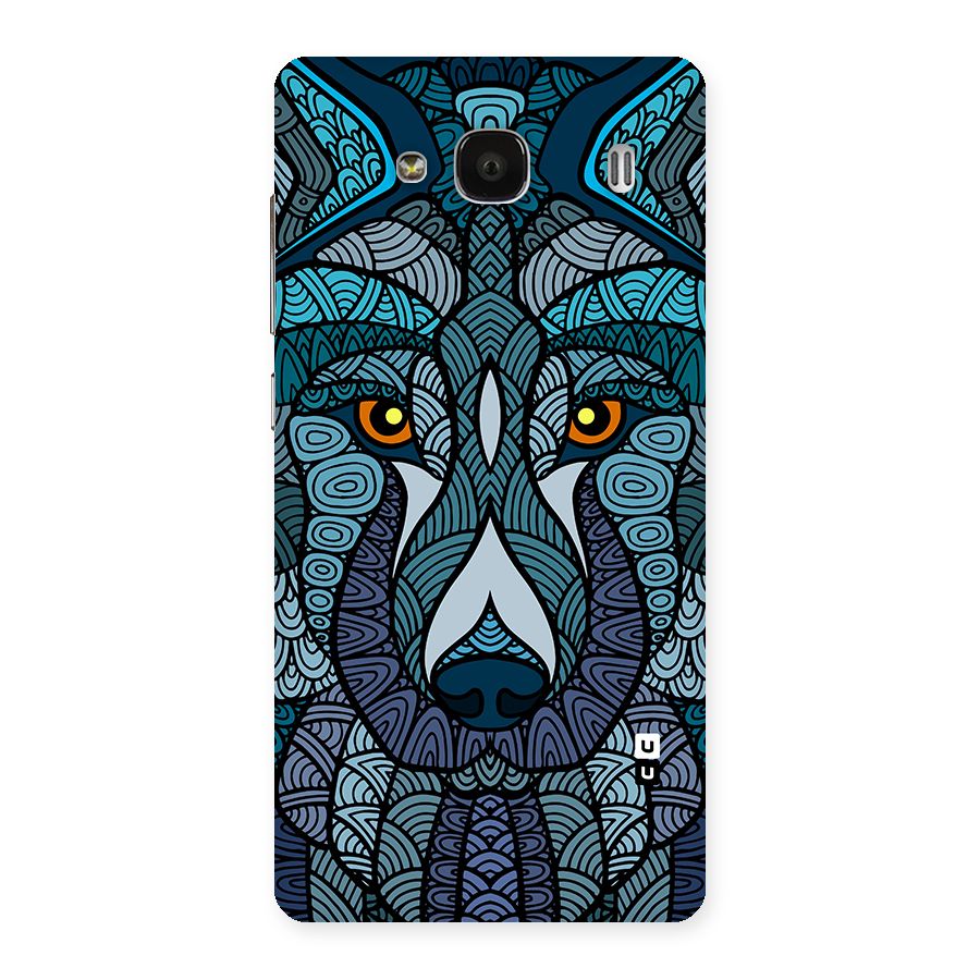 Ethnic Wolf Art Illustration Back Case for Redmi 2 Prime