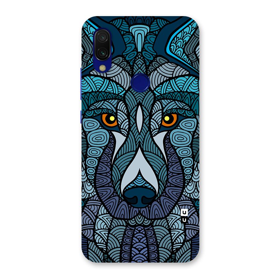 Ethnic Wolf Art Illustration Back Case for Redmi 7