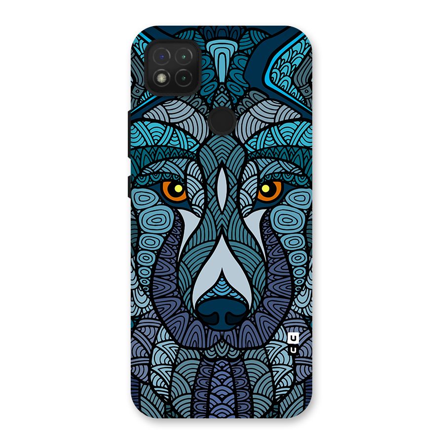 Ethnic Wolf Art Illustration Back Case for Redmi 9 Activ