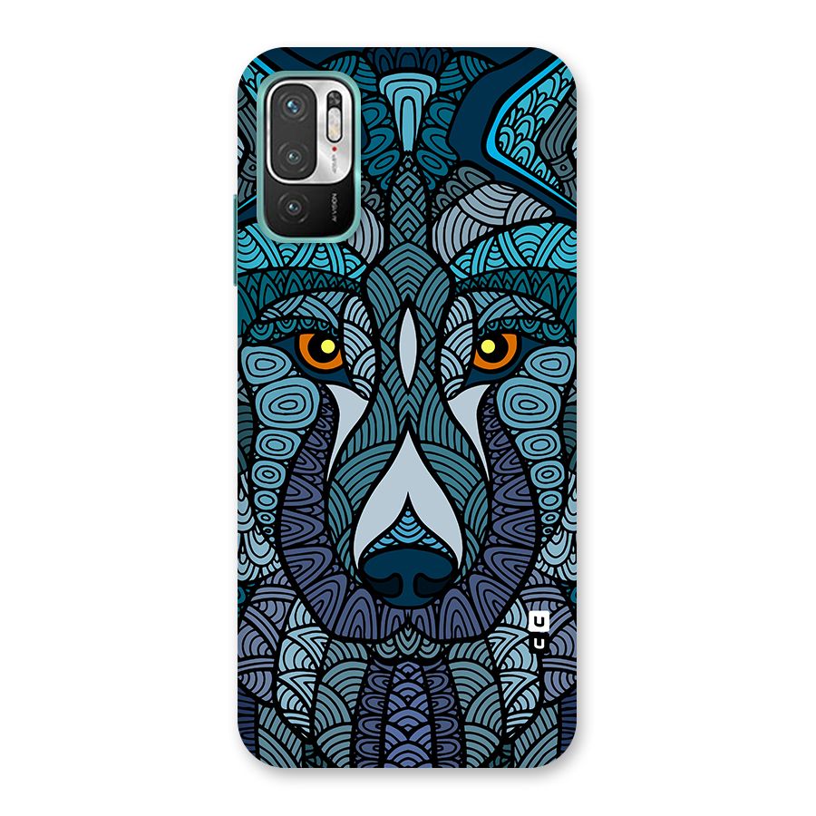 Ethnic Wolf Art Illustration Back Case for Redmi Note 10T 5G