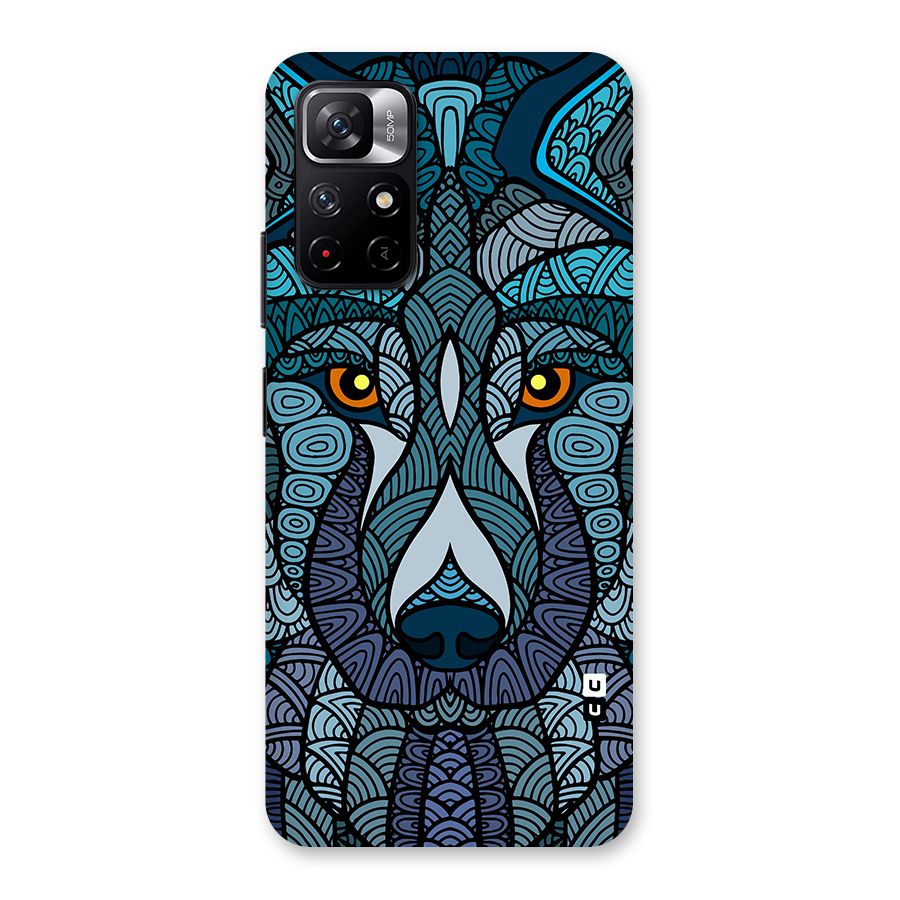 Ethnic Wolf Art Illustration Back Case for Redmi Note 11T 5G