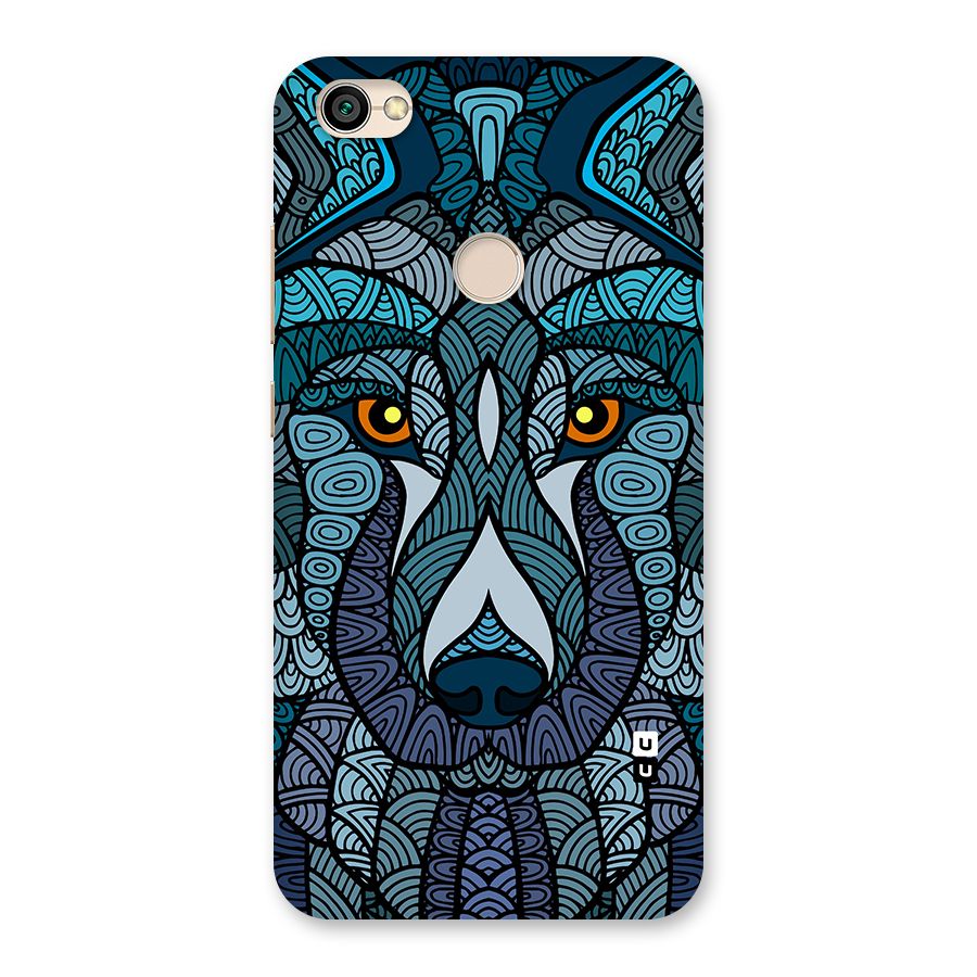 Ethnic Wolf Art Illustration Back Case for Redmi Y1 2017