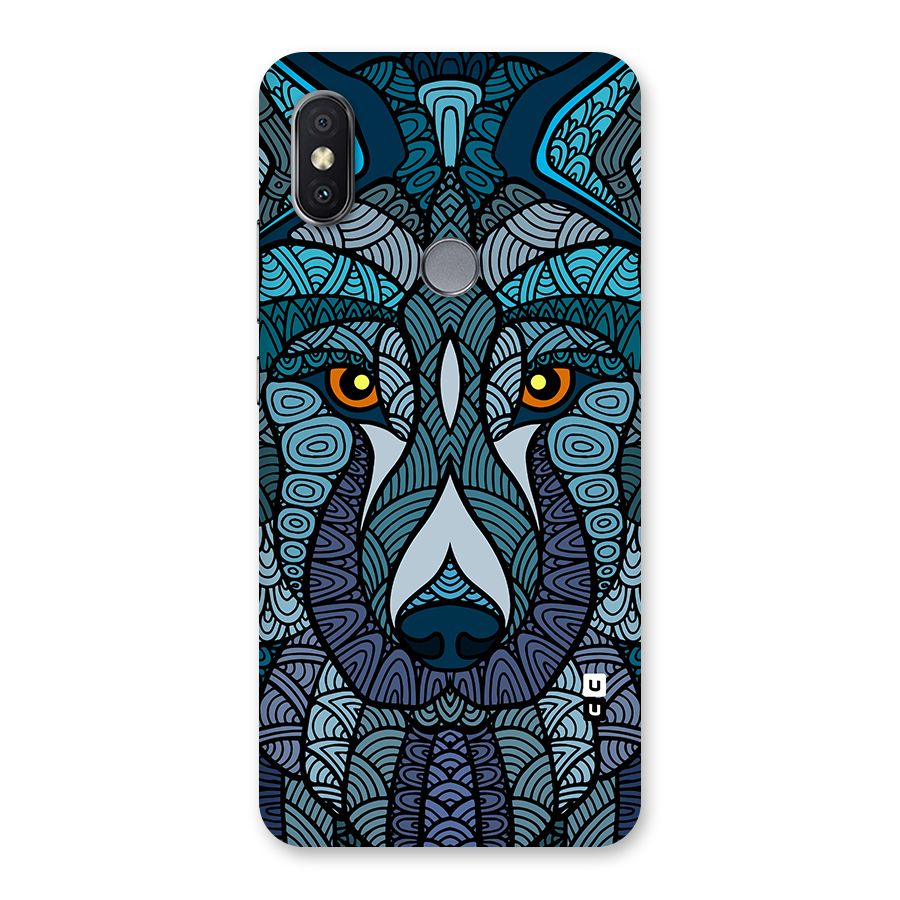 Ethnic Wolf Art Illustration Back Case for Redmi Y2