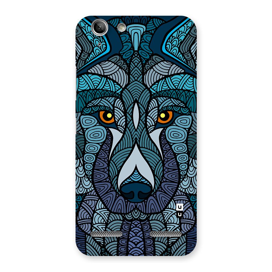 Ethnic Wolf Art Illustration Back Case for Vibe K5 Plus