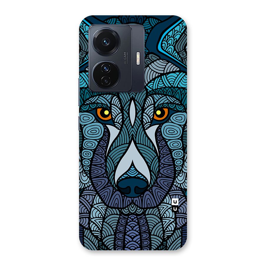 Ethnic Wolf Art Illustration Back Case for Vivo T1 Pro