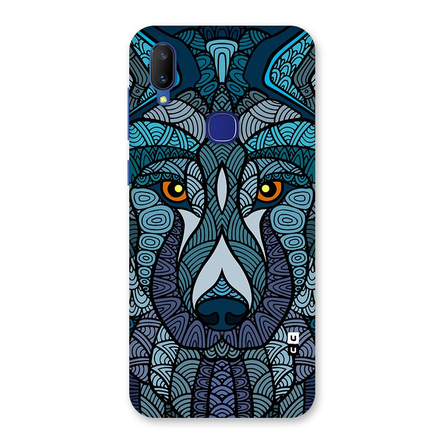 Ethnic Wolf Art Illustration Back Case for Vivo V11