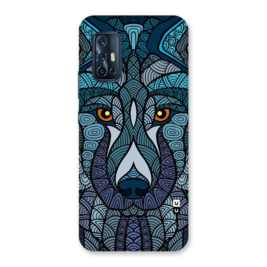 Ethnic Wolf Art Illustration Back Case for Vivo V17