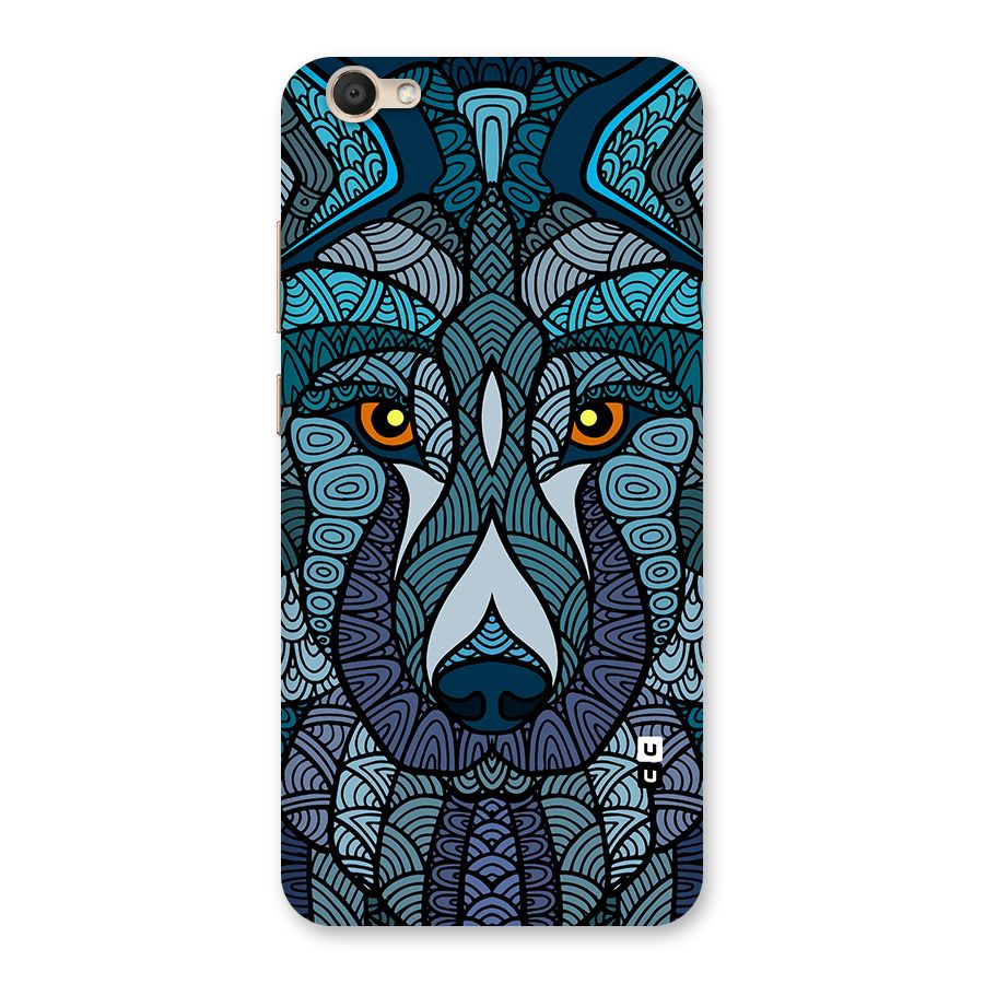 Ethnic Wolf Art Illustration Back Case for Vivo V5