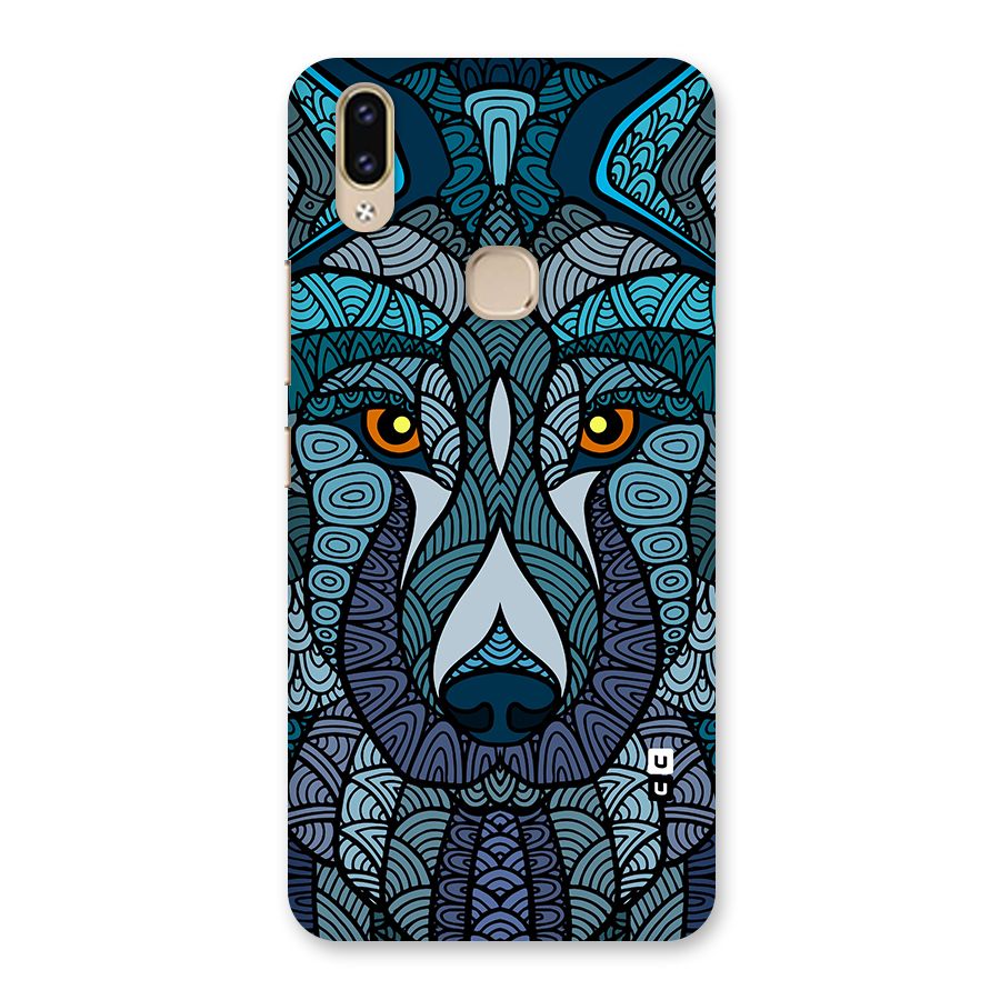 Ethnic Wolf Art Illustration Back Case for Vivo V9 Youth