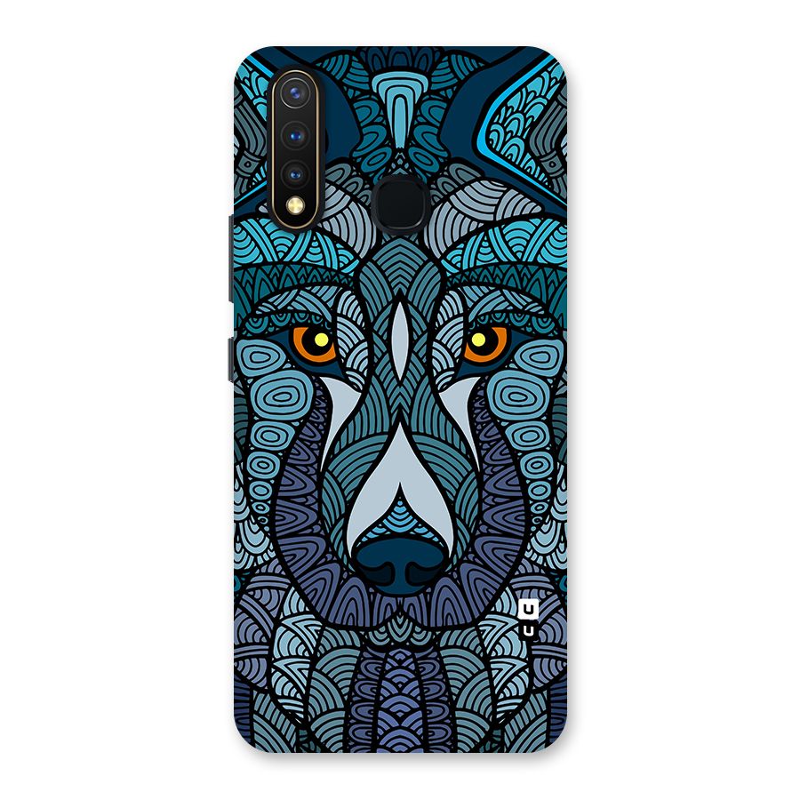 Ethnic Wolf Art Illustration Back Case for Vivo Y19