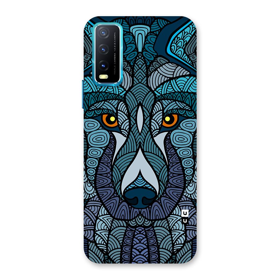 Ethnic Wolf Art Illustration Back Case for Vivo Y20A