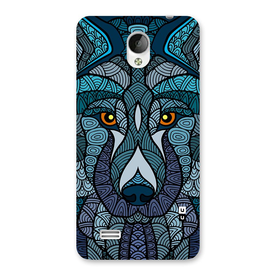 Ethnic Wolf Art Illustration Back Case for Vivo Y21