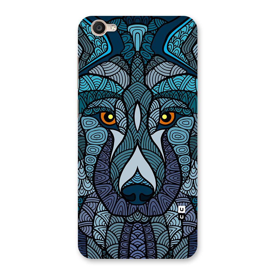 Ethnic Wolf Art Illustration Back Case for Vivo Y55L