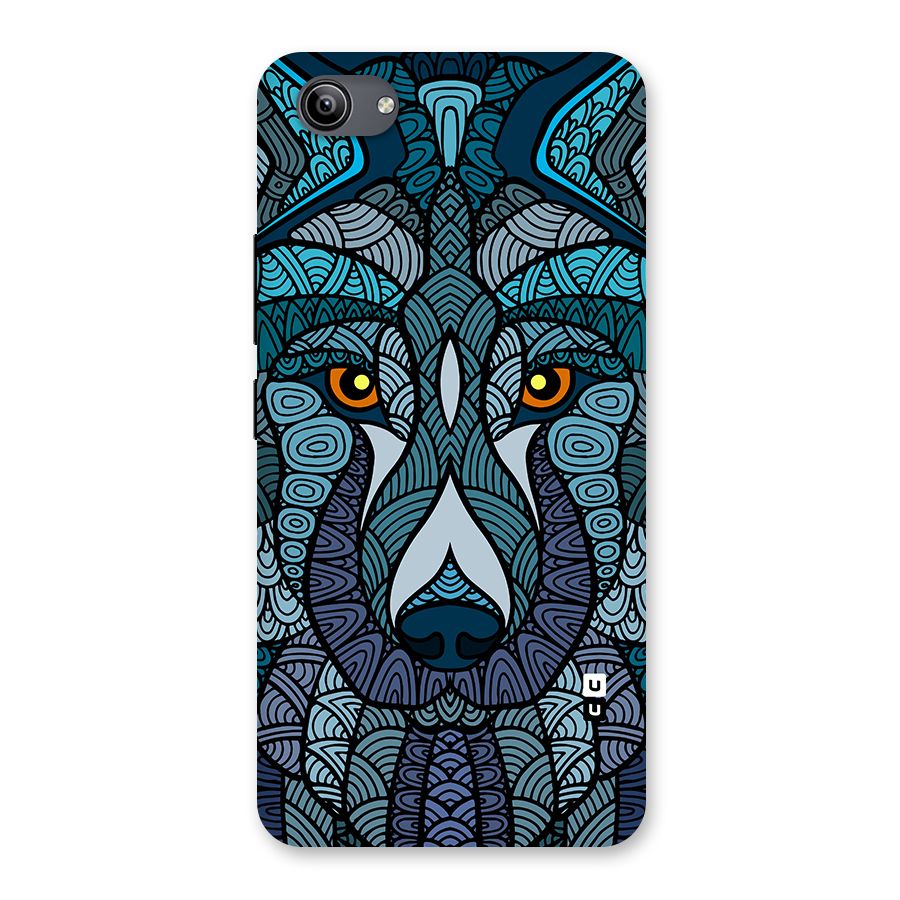 Ethnic Wolf Art Illustration Back Case for Vivo Y81i