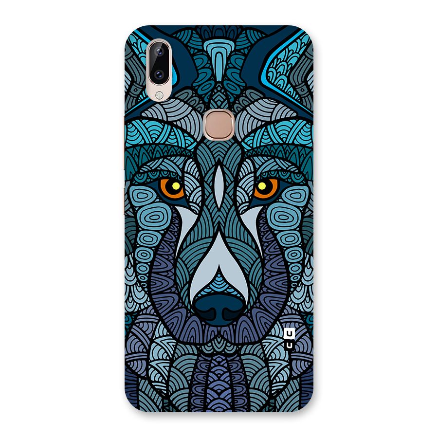 Ethnic Wolf Art Illustration Back Case for Vivo Y83 Pro