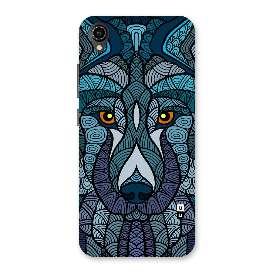 Ethnic Wolf Art Illustration Back Case for Vivo Y90
