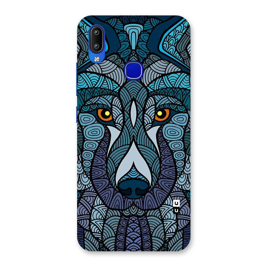 Ethnic Wolf Art Illustration Back Case for Vivo Y91