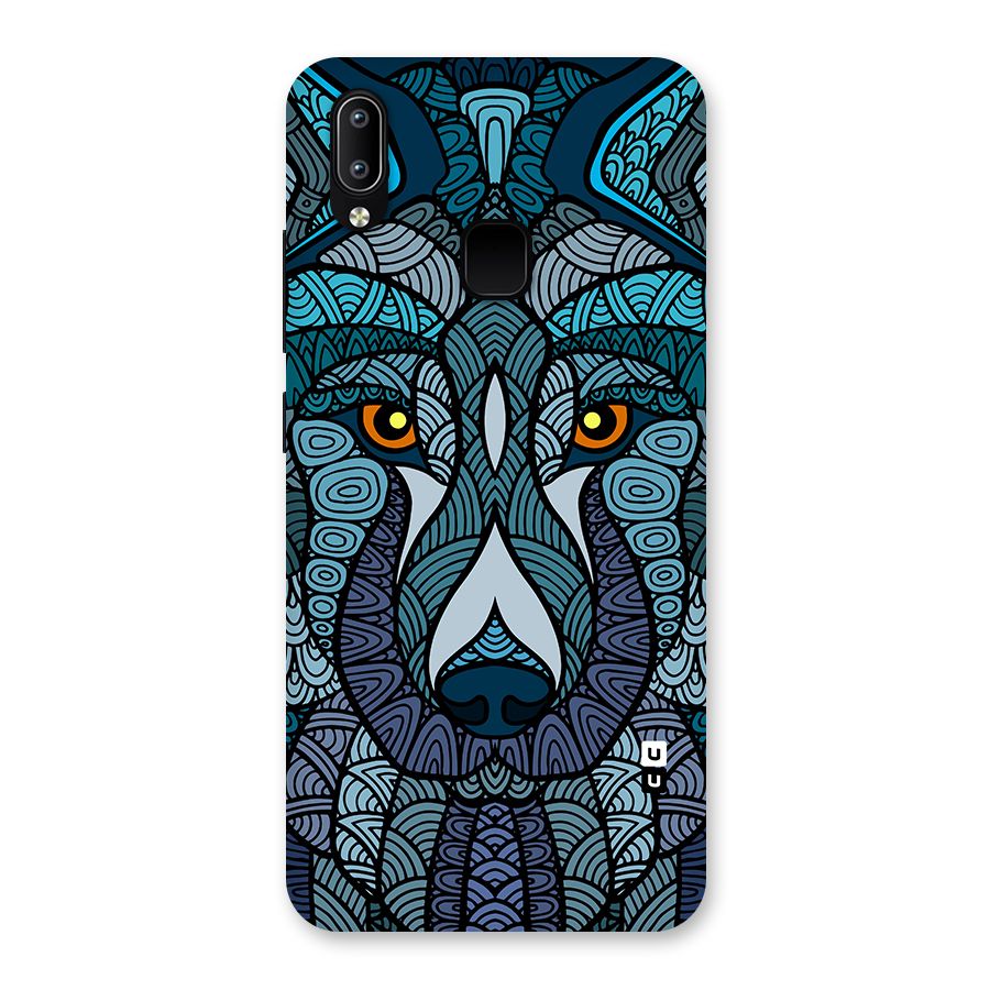 Ethnic Wolf Art Illustration Back Case for Vivo Y93