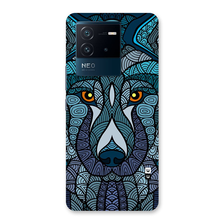 Ethnic Wolf Art Illustration Back Case for Vivo iQOO Neo 6 5G