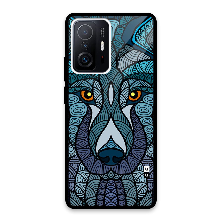 Ethnic Wolf Art Illustration Back Case for Xiaomi 11T Pro