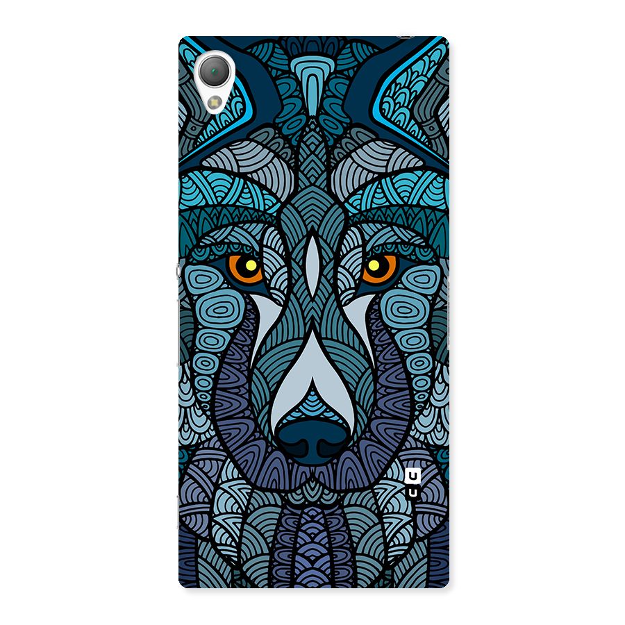 Ethnic Wolf Art Illustration Back Case for Xperia Z3