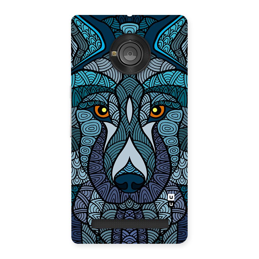 Ethnic Wolf Art Illustration Back Case for Yunique