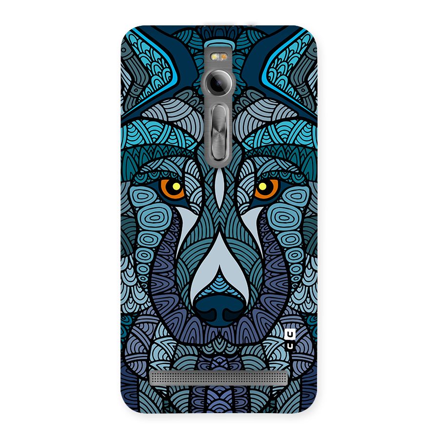 Ethnic Wolf Art Illustration Back Case for Zenfone 2